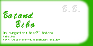 botond bibo business card